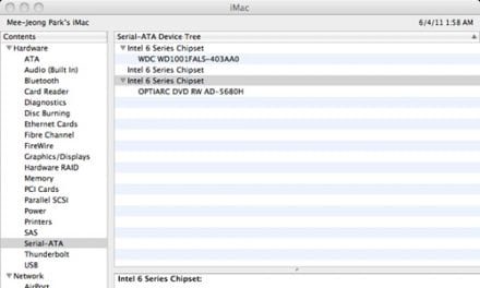 [Mac 노트] 2011 년 맥북프로 구입시 풀 SATA3 지원 유무 확인 필요