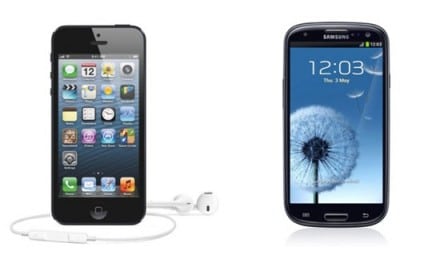 아이폰5 vs 갤럭시S3 하드웨어 스펙 비교
