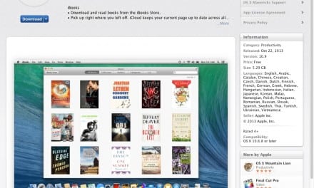 OS X 10.9 Mavericks, iLife, iWork 무료 전환 및 무료 업그레이드