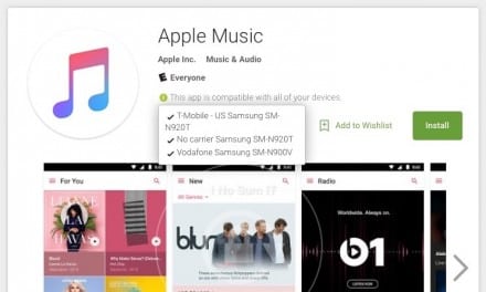 애플 MUSIC, 안드로이드 앱 출시
